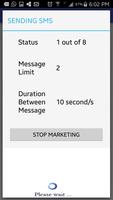 SMS Caster Free capture d'écran 1