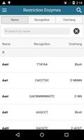 Restriction Enzyme Tool Affiche