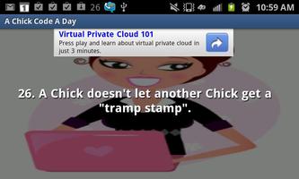 A Chick Code Article A Day capture d'écran 1