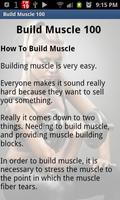 Build Muscle 100 Affiche
