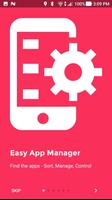 Easy App Manager, control your apps (Free/6MB) Affiche
