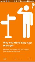 Easy App Manager, control your apps (Free/6MB) ảnh chụp màn hình 1