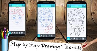 Learn  draw forzen 스크린샷 1