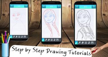 Learn  draw forzen स्क्रीनशॉट 2
