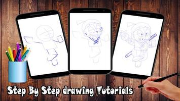 Learn to draw cartoons hatori imagem de tela 1