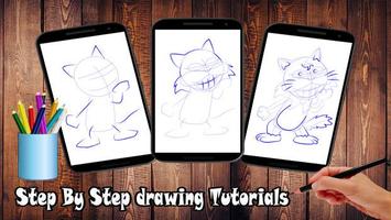 Learn to draw cartoons hatori Ekran Görüntüsü 3