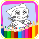 coloring ninja hatori APK