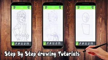 Learn  Draw Design Boboiboy screenshot 1