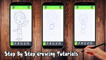 Learn  Draw Design Boboiboy ảnh chụp màn hình 2