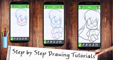 Learn To Drawing Kawaai पोस्टर