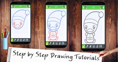 Learn To Drawing Kawaai اسکرین شاٹ 2