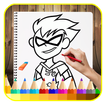 ”How to draw r titans go