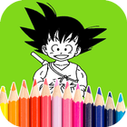 Kids Coloring Book DBZ Anime icône