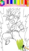 Kids Coloring Book DBZ Anime capture d'écran 2