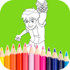 Coloring book for Ben10 fan icône