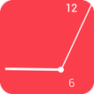 Minimal Red Clock