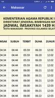 Jadwal Imsak Hari ini 2018/1439 H स्क्रीनशॉट 2