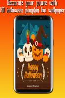 HD halloween pumpkin live wallpaper capture d'écran 2