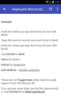 Typing-Keyboard Shortcuts স্ক্রিনশট 2