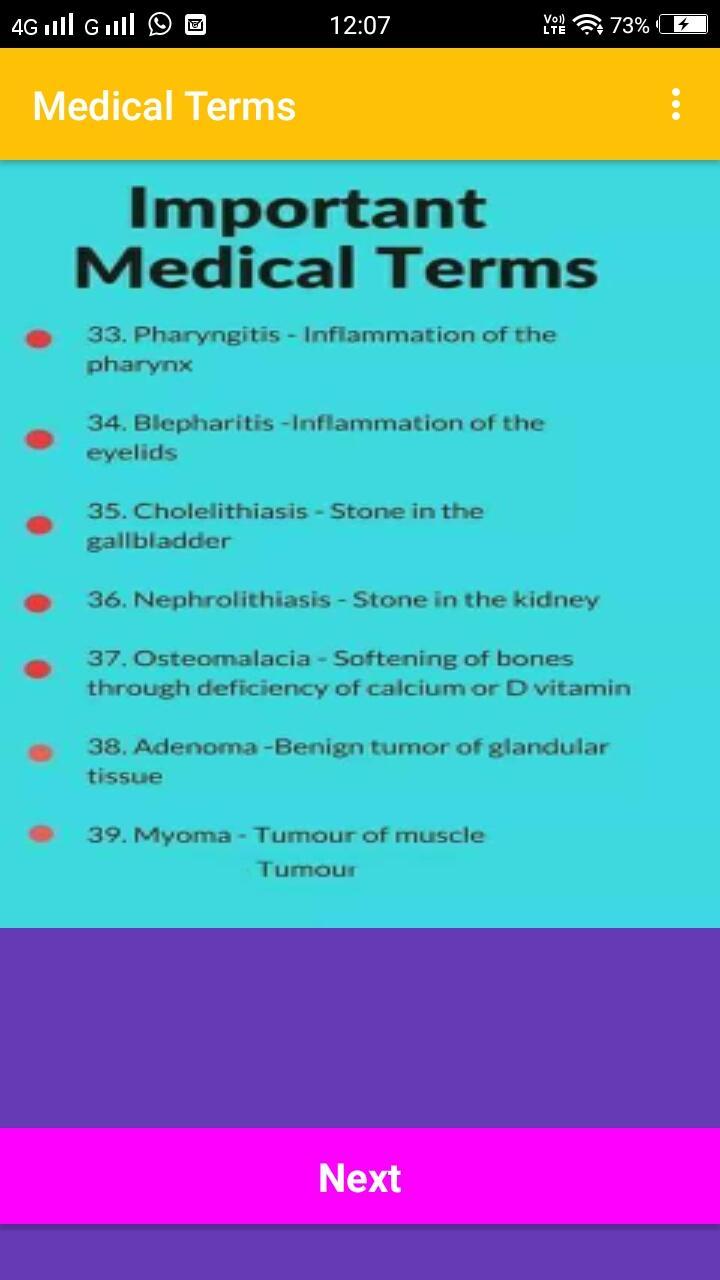 Important Medical Terms For Android Apk Download
