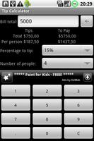 Just Tip Calculator ảnh chụp màn hình 1
