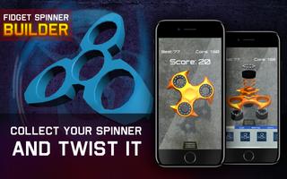 Fidget Spinner Builder الملصق