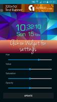 Flexi Clock Widget (Seconds) screenshot 1