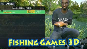 Fishing Games Free 3D capture d'écran 1