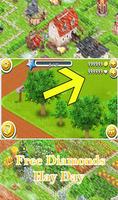 Unlimited Diamonds Hay Day Affiche