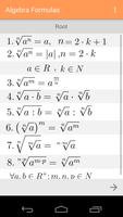 Algebra Formulas Ekran Görüntüsü 2