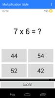 Çarpım tablosu - Matematik Ekran Görüntüsü 1