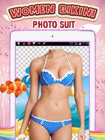 Women Bikini Suit Photo Maker Affiche