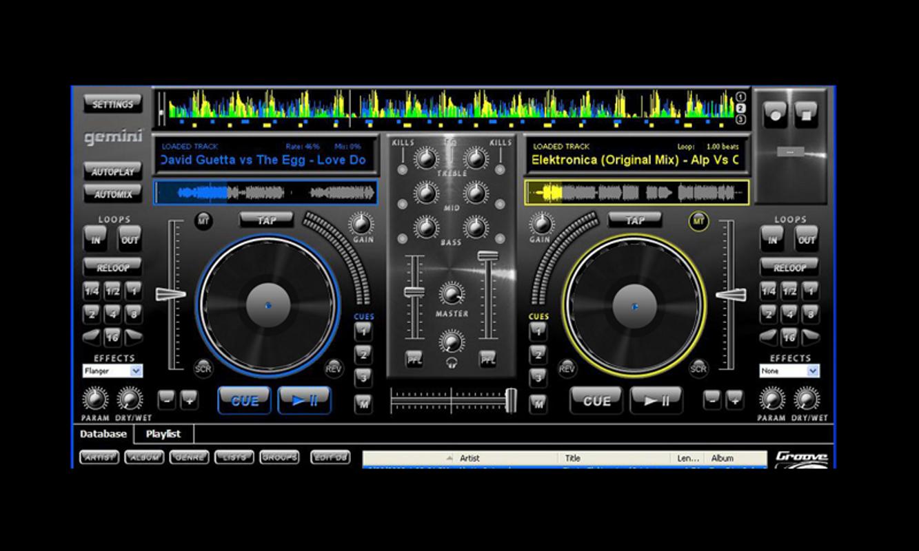dj music mixer free download