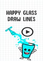 Happy Class water Draw lines poster
