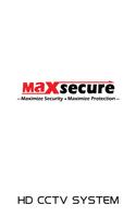 MAXSECURE HD CCTV Plakat