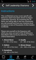 Self Leadership Charisma Index capture d'écran 2