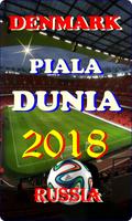 TIM NASIONAL DENMARK PIALA DUNIA 2018 पोस्टर