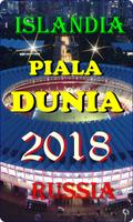 TIM NASIONAL ISLANDIA PIALA DUNIA 2018 ポスター