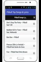 Pitbull Top Songs & Lyrics capture d'écran 3