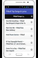 Pitbull Top Songs & Lyrics capture d'écran 2