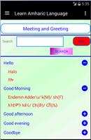 Learn Amharic Language captura de pantalla 3