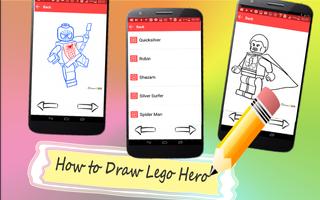 How to Draw Lego Super Hero Ekran Görüntüsü 1