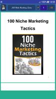 100 niche marketing tactics -  постер
