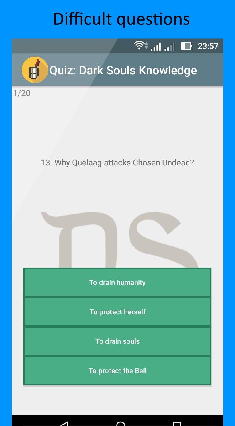 Quiz Dark Souls Knowledge Para Android Apk Baixar