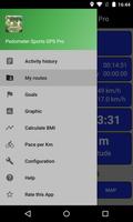 Pedometer GPS Sport PRO स्क्रीनशॉट 1