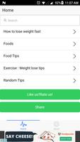 101 Weight Loss Tips poster