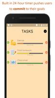 Todo Today - 24 hour daily tasks and planner app Affiche