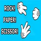 Rock paper scissor icône