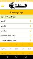 Rival Nutrition Meal Planner screenshot 1