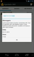 Agendador de SMS capture d'écran 1